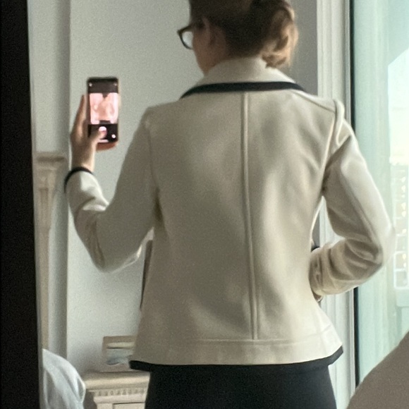 J. Crew size 4 double breasted peacoat Italian Wool by Nello Gori - Picture 2 of 5